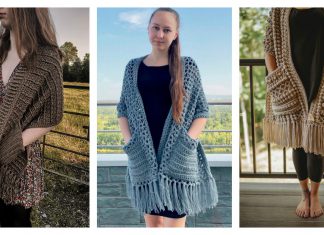 Reader's Wrap Free Crochet Pattern and Paid