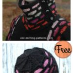 Brick Road Hat Free Knitting Pattern