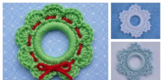 Christmas Ring Ornament Free Crochet Pattern