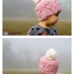 Chunky Cabled Heart Hat Free Crochet Pattern
