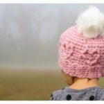 Chunky Cabled Heart Hat Free Crochet Pattern