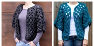 Granny Shrug Free Crochet Pattern