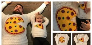 Pizza Pie Sweater Crochet Pattern