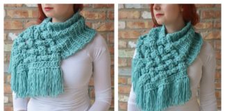 Woven Cowl Scarf Crochet Pattern