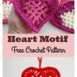 Heart Motif Free Crochet Pattern