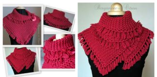 Pretty Tassels Scarf Free Knitting Pattern