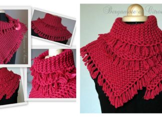 Pretty Tassels Scarf Free Knitting Pattern