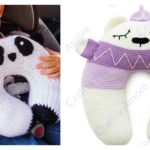 Panda Travel Pillow Crochet Pattern