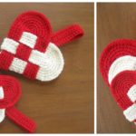Weaving Danish Heart Free Crochet Pattern