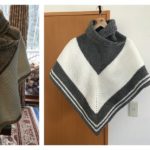 White Russian Poncho Free Crochet Pattern