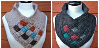 Be Weaving Cowl Free Crochet Pattern