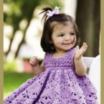 Frilly Baby Dress Free Crochet Pattern