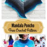 Mandala Poncho Free Crochet Pattern
