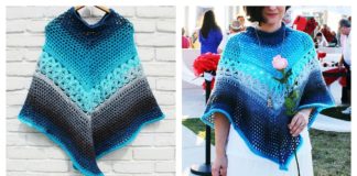 Mandala Poncho Free Crochet Pattern