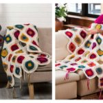 Retro Ornament Throw Blanket Free Crochet Pattern and Video Tutorial