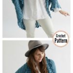Shell Edged Blanket Sweater Crochet Pattern