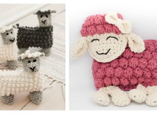 Sweet Bubble Stitch Ragdoll Lamb Free Crochet Pattern