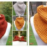 Big Leaf Maple Bandana Cowl Free Crochet Pattern