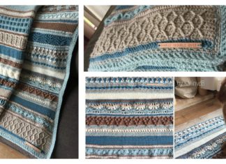 Double Trouble Blanket Free Crochet Pattern