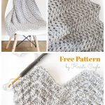 Easy Henley Ripple Granny Blanket Free Crochet Pattern