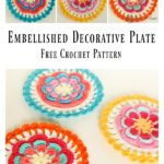 Embellished Decorative Plate Free Crochet Pattern