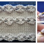Flowers in a Row Free Knitting Pattern and Video Tutorial