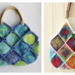 Granny Square Bag Free Crochet Pattern