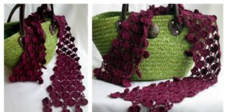 Heart Chain Scarf Free Crochet Pattern