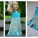 Shades of Summer Dress Free Knitting Pattern