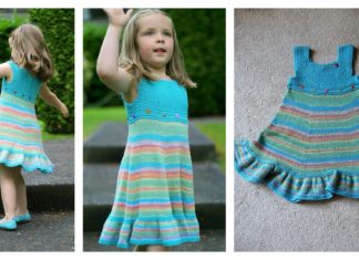 Shades of Summer Dress Free Knitting Pattern