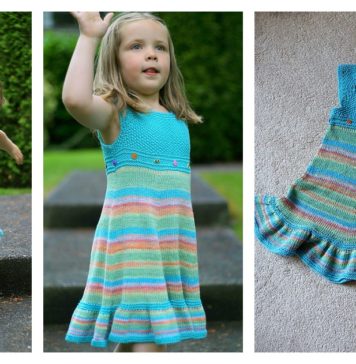 Shades of Summer Dress Free Knitting Pattern