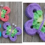 Sweet Simple Butterfly Free Crochet Pattern and Video Tutorial