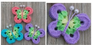 Sweet Simple Butterfly Free Crochet Pattern and Video Tutorial