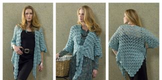 Zen Lace Jacket Free Crochet Pattern