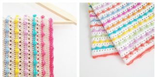 Bobble Stitch Blanket Crochet Pattern