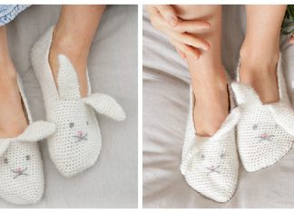 Bunny Slippers Free Crochet Pattern