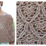Lisbon Lace Poncho Free Crochet Pattern