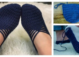 Sunday Ballet Slippers Free Crochet Pattern and Video Tutorial