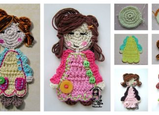 Sweet Girl Applique Free Crochet Pattern