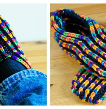Uberib Slippers Free Knitting Pattern
