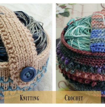 Yarn Cozy Holder Free Knitting and Crochet Pattern