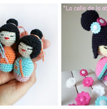 Amigurumi Kokeshi Doll Free Crochet Pattern