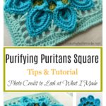 Calla Lily Flower Afghan Block Tips and Photo Tutorial