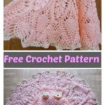 Divine Pineapple Stitch Baby Dress Free Crochet Pattern