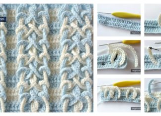 Double Knot Stitch Free Crochet Pattern