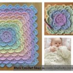 Fluffy Meringue Stitch Baby Blanket Free Crochet Pattern and Video Tutorial