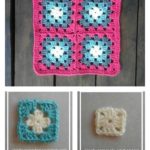 Four Square Granny Square Free Crochet Pattern