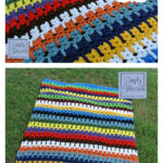 Kitties in a Row Blanket Free Crochet Pattern
