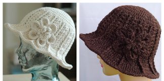 Ridge Sun Hat Free Crochet Pattern