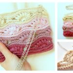 Shell Stitch Clutch Free Crochet Pattern
